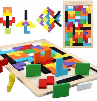 Woody Wooden Tetris Puzzle