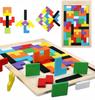 Woody Wooden Tetris Puzzle
