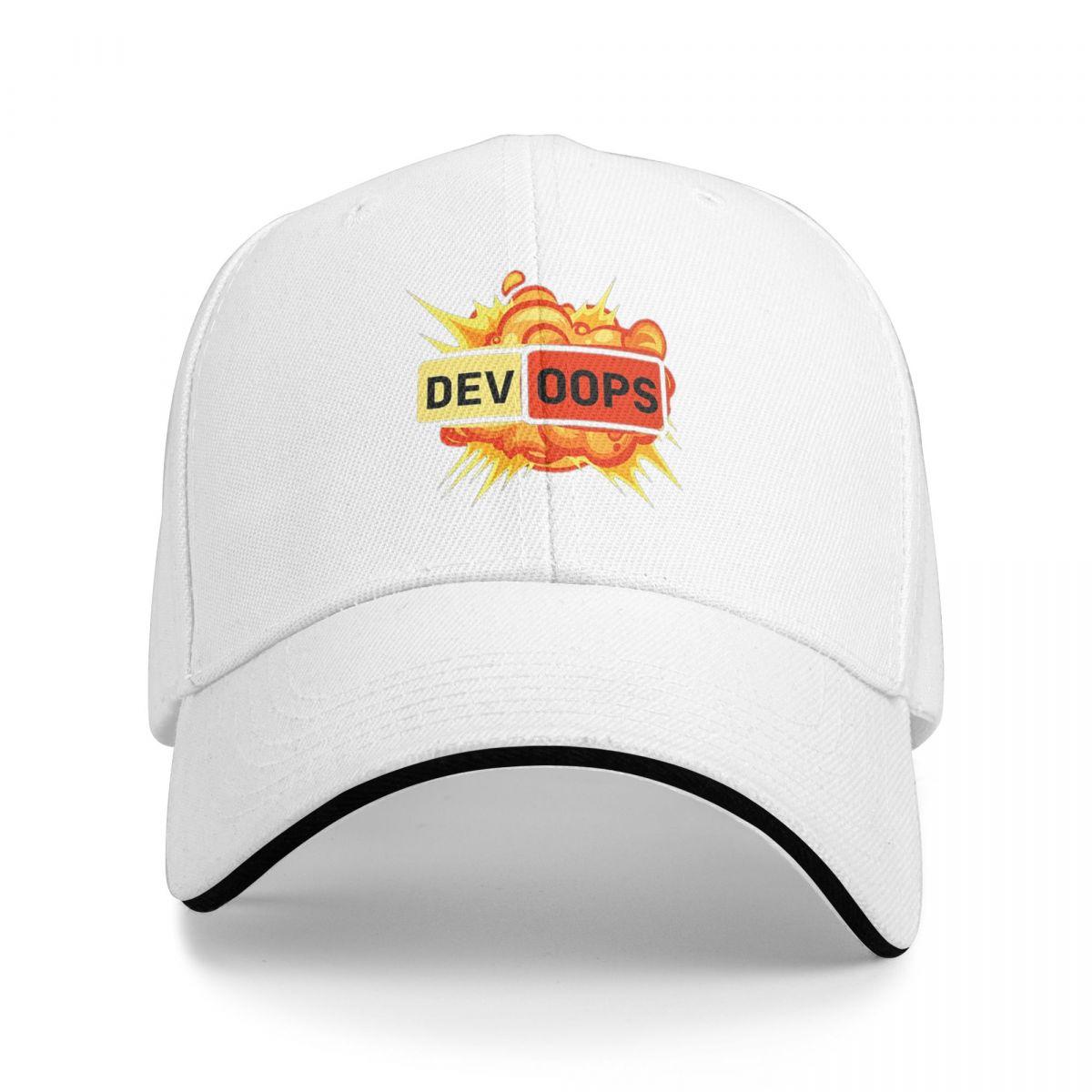 

Unisex Baseball Hats DevOops DevOps Funny Devops Sticker Summer Sports Baseball Caps Hip Hop Cap Casquette Polychromatic Hats One Size