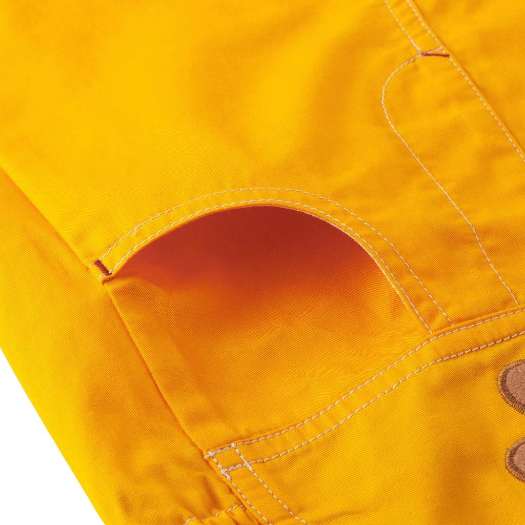 MIKIHOUSE HOT BISCUITS Boys and Size LL 6-Piece Overalls, Girls, Kids' Clothing, Yellow, (100-110cm), 72-3301-495