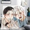 1PC The Summer Hikaru Died Print Flannel Blanket, High quality All Seasons, Home Decor, Warmth and Comfort, Perfect for Christmas Gifts