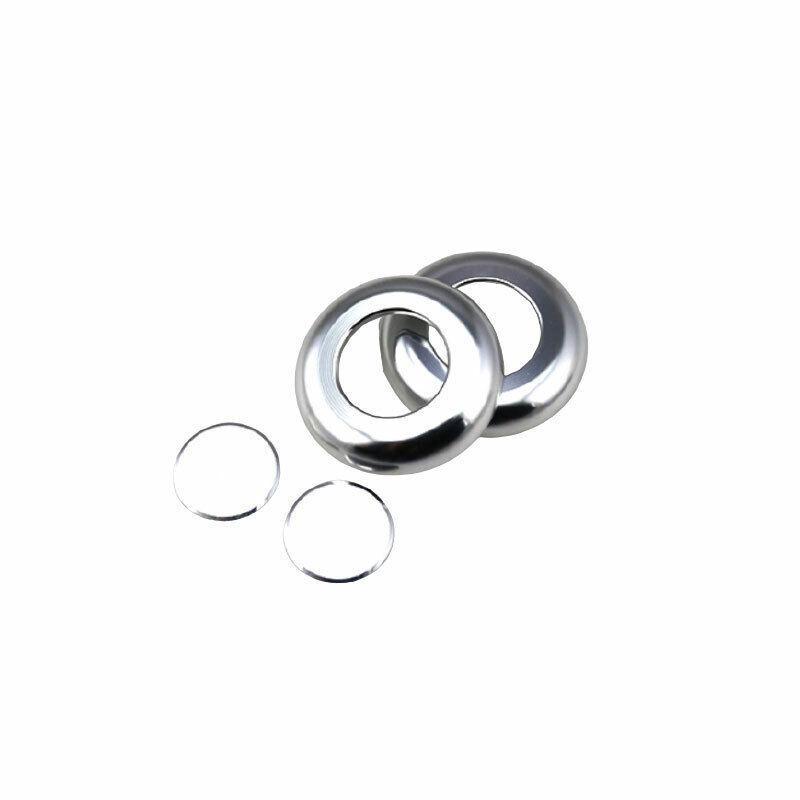 Silver Aluminum Seat Headrest Switch Button Cover Trim For Benz C-Class 2015-21