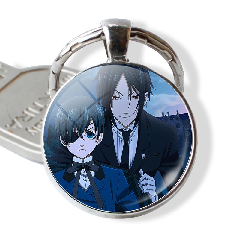 Cheap Black Butler Metal Keychain Kuroshitsuji Ciel Phantomhive ...