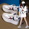 Women's Shoes Increase by 8cm2025 Autumn and Winter New Thick-soled Muffin Heel, Casual Forrest Gump Shoes, Sports Shoes, Dad Shoes