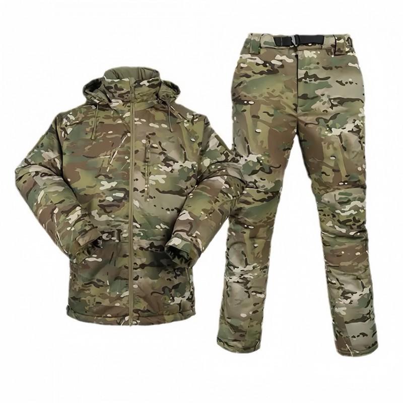 Wanxing AK Cotton Clothes Cold Camouflage Suit Water-proof Hooded Thickened XL