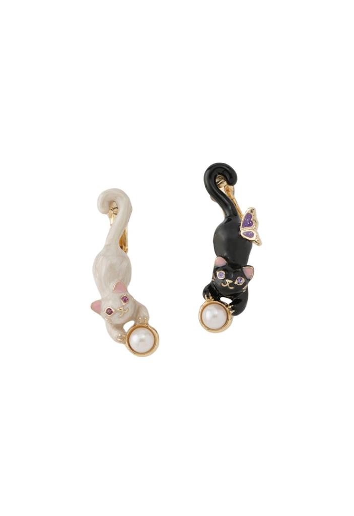 Cat Motif Earrings SAME1503 XX [Anna Sui]