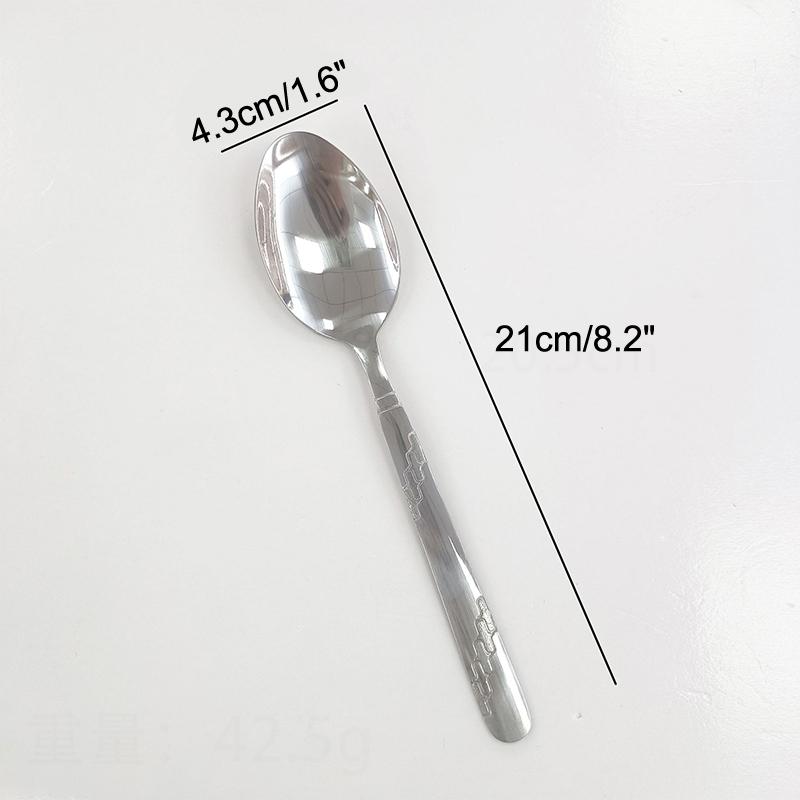 Linguriță rotundă din oțel inoxidabil plasă roșu auriu Cina cu mâner lung, amestecând linguri de desert pentru accesorii de bucătărie, gadgeturi