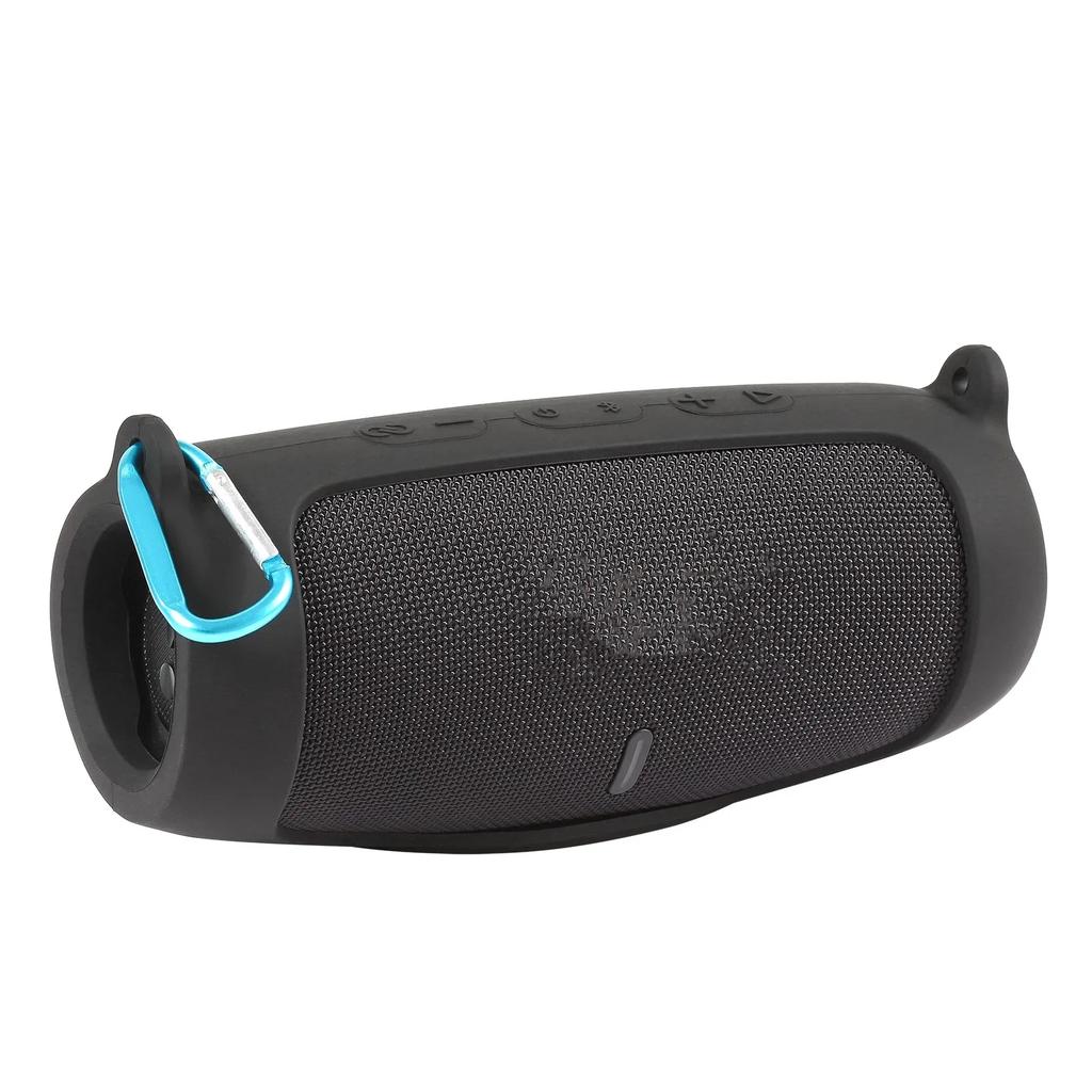 Nieuwe Bluetooth Speaker Case Zachte Siliconen Cover Skin Met Band Carabiner voor JBL Charge 5 Draadloze Bluetooth Speaker Tas
