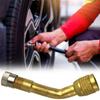 135 ° Tyre Valves Extension Adaptor Anti Corrosion Firm Sealing Angled Valves Extender For Car Motorcycle