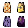 Halloween Bat Pumpkin Backpack With Nylon Material For Daily Use And Street Style