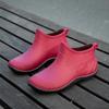2025 Fashionable Waterproof Low-Top Women's Non-Slip Velvet Rain Boots