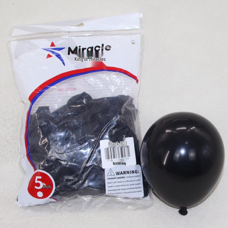 Miracle Star 5-inch Latex Balloons, 100 pcs - Ideal for Children's Birthday Party, Wedding Celebration, Room Decoration.