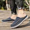 Summer Large Size Lazy Shoes Lightweight Men's Casual Baotou Half Slippers Pedal Men's Shoes Wear-resistant Driving Shoes