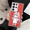 Zero Two 02 Kawaii Cute Soft Phone Case for Samsung Galaxy S24 S25 FE S26 Edge S23 Ultra S22 Plus S21 + Shockproof Cover Back Sh