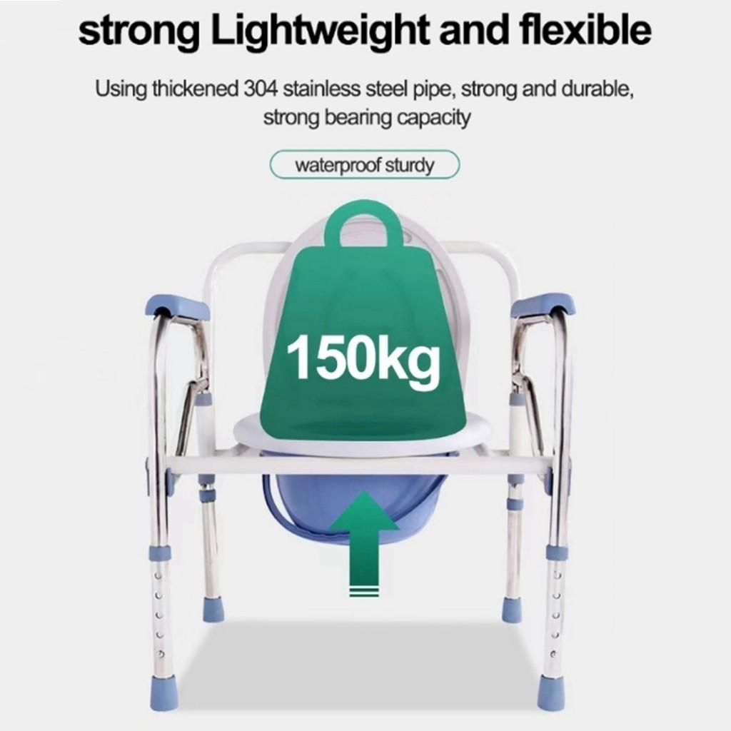 Toilet Medica Adult Removable Bathtub Chair Foldable Maternity Toilet Chair Height Adjustable Commode Chair