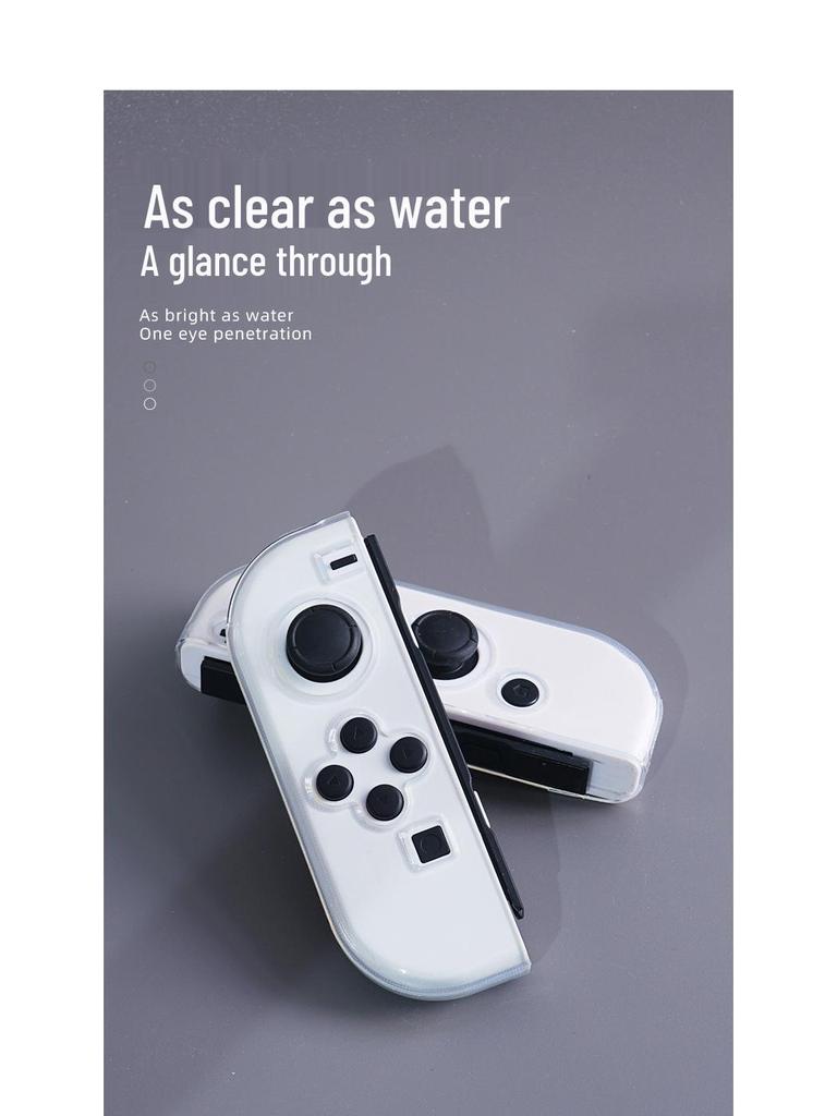 TPU silikonové pouzdro na ovladač Nintendo Switch OLED s příslušenstvím Joy-Con a krytkou joysticku