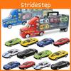 Langlebige Kinderfahrzeuge Transportauto LKW-Transporter mit 12 Mini-Autos Geschenkset