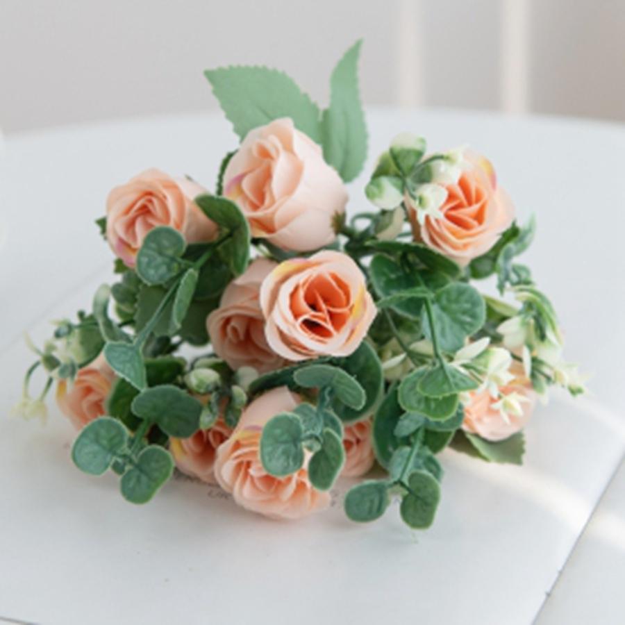 

Искусственный цветок шелковый десять голов свадьба сад двор наружное украшение фестиваль сделай сам ваза аксессуары для свадебного букета горячая распродажа 1pc шампанского