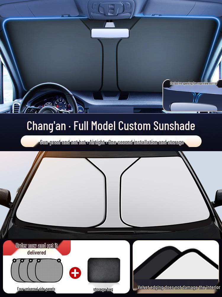 Changan Deep Blue Yidong Car Front Sunshade with Heat Insulation Changan CS75 PLUS Zhidi iDD
