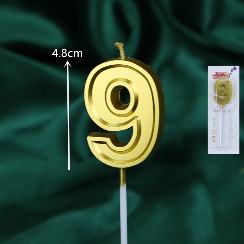 50 Gold and Silver Number Candle Cake Toppers - Individually Boxed Party Decorations