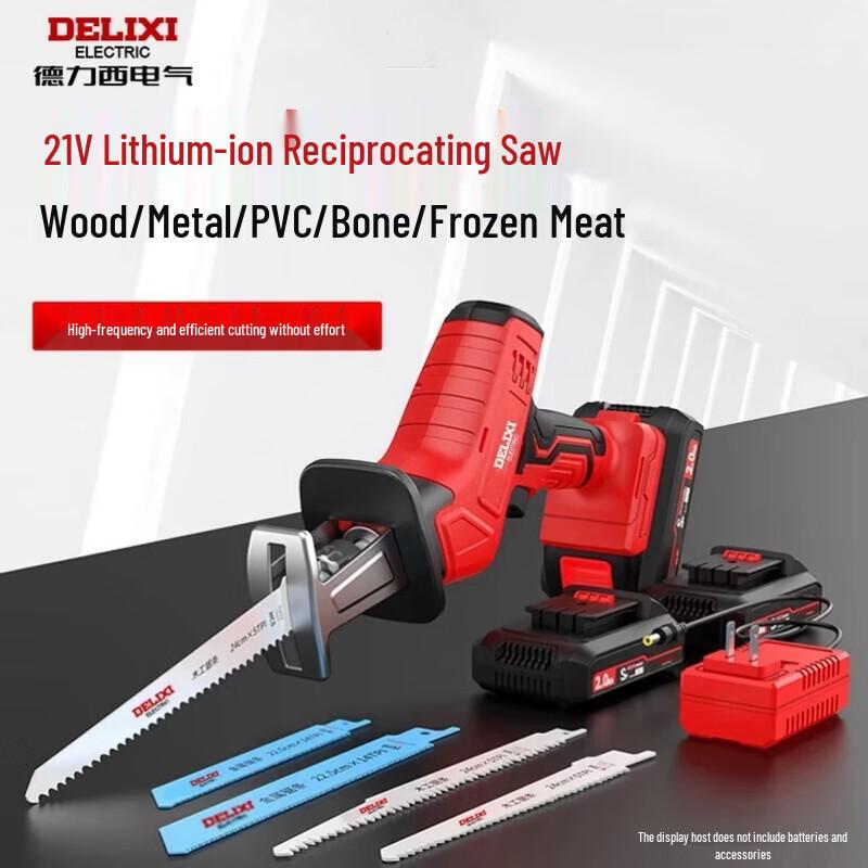 

DELIXI ELECTRIC Cordless Reciprocating Saw CN plug (adapter included)