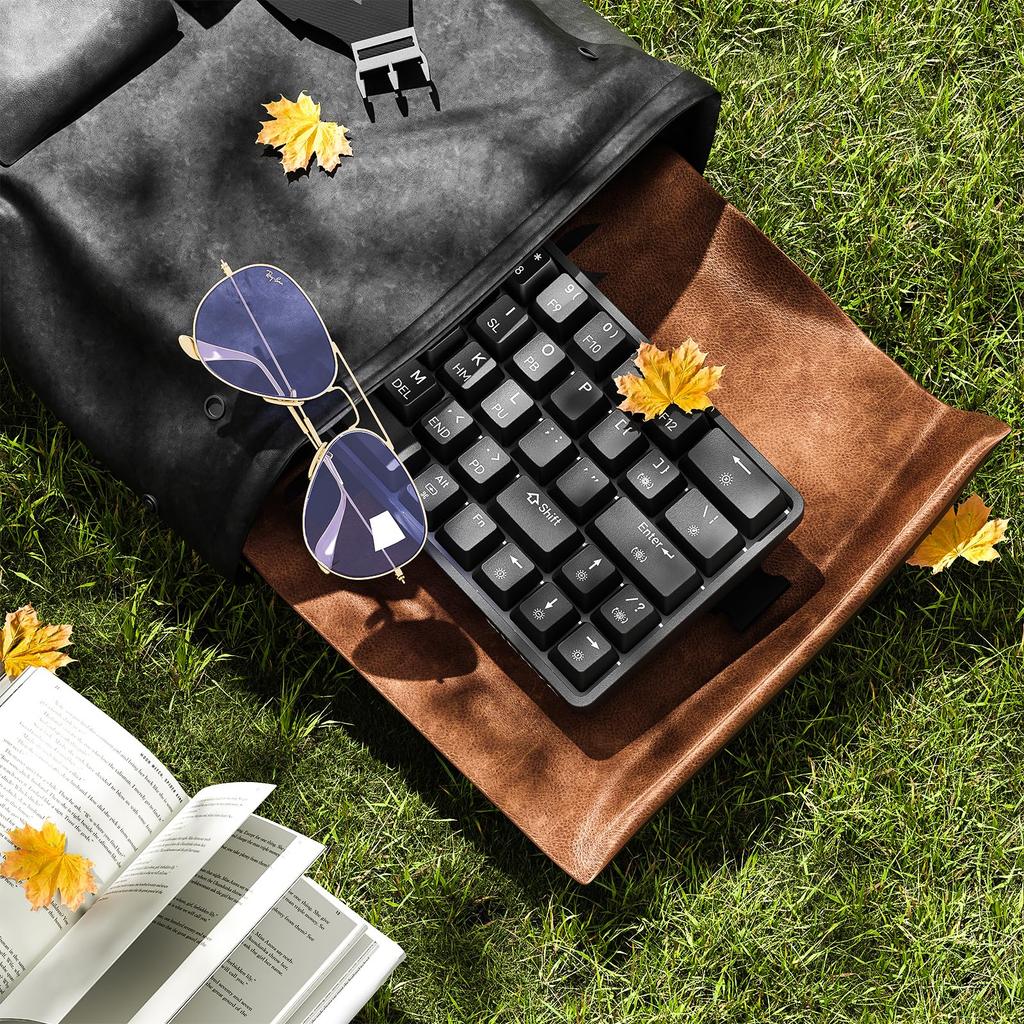 Dierya DK63 Wireless Gaming Mechanical Keyboard, Bluetooth2.4GWired Connection, Red Mechanical Switches, 60% RGB Backlight, Full Key Collision-Free,