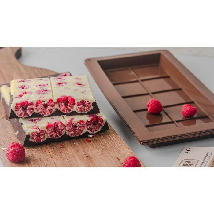 ZECOOK Moule Tablette Chocolat Dubai, Franui - 2PCS - Moule en Silicone sans BPA - Antiadhésif