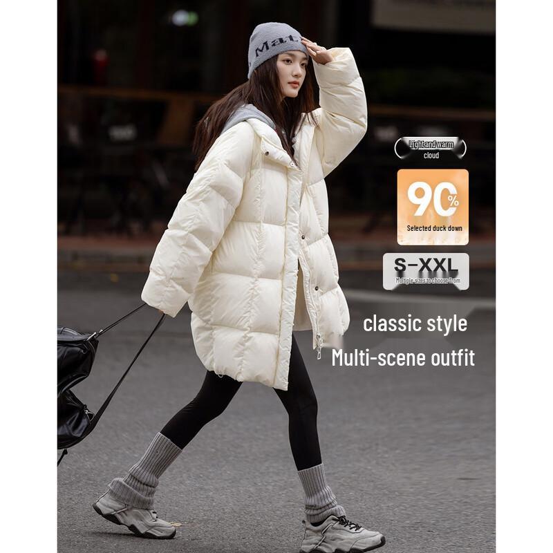 Demana Cloud Mousse Women's Stand-Collar 90% Duck Down Jacket