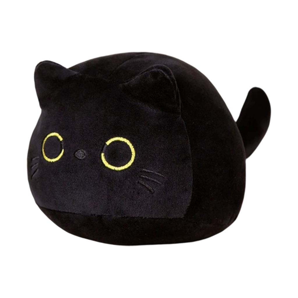 Soft Plush Cat Toy Decorative Stuffed Animal Suitable for Home Office and Various Spaces Creative Plush Doll Accessory for Room Decoration