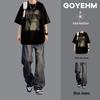 Men's Trendy Loose Casual Summer Cotton T-Shirt Set