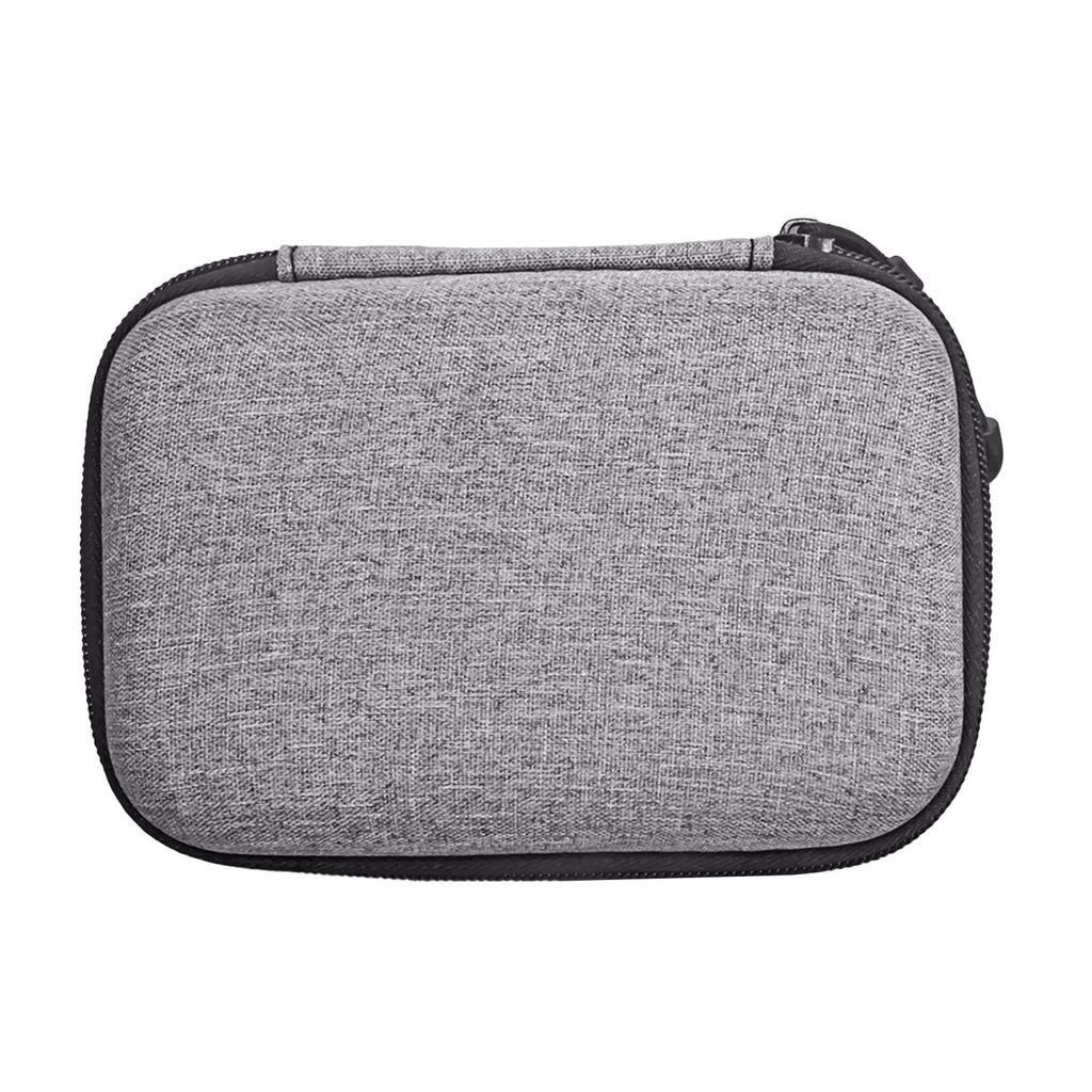 AI Voice Recorder Travel Case Water Proof EVA Shockproof Foam Large Capacity Carrying Bag for PLAUD NotePin Grey