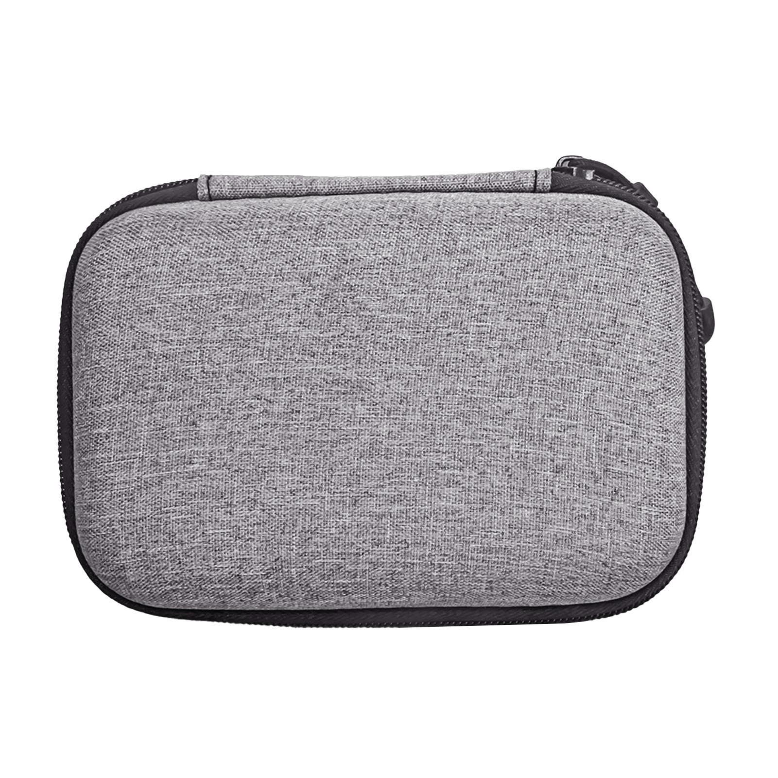 

AI Voice Recorder Travel Case Water Proof EVA Shockproof Foam Large Capacity Carrying Bag for PLAUD NotePin Grey