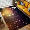 Stars Space Crystal Velvet Chair Mat Area Rug - Non-Slip, Floor Mat, Office Desk Chair Rugs, Bedroom Decor.Christmas Gift-1106179