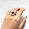 Eleganter Kristallring im Influencer-Stil - Verstellbarer Luxusschmuck
