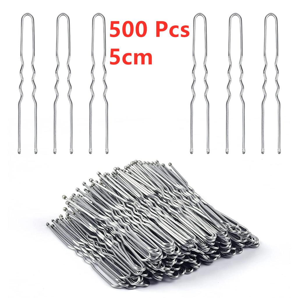 New style Blonde Bobby Pins U Shaped Hair Pins Gold/Black/Brown/Sliver Hair Pins for Buns for Women Girls (2/2.4 inch)