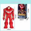 Vingadores Série Heróis Titãs 12" Thanos Homem de Ferro Homem-Aranha Hulk Thor Figuras de Ação Para Colecionadores
