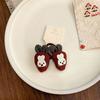 1 Pair Girl Hair Ties Soft Fabric Cartoon Rabbit Bear Carrot Decor Hair Ropes Gentle on Scalp Safe Baby Hair Bands