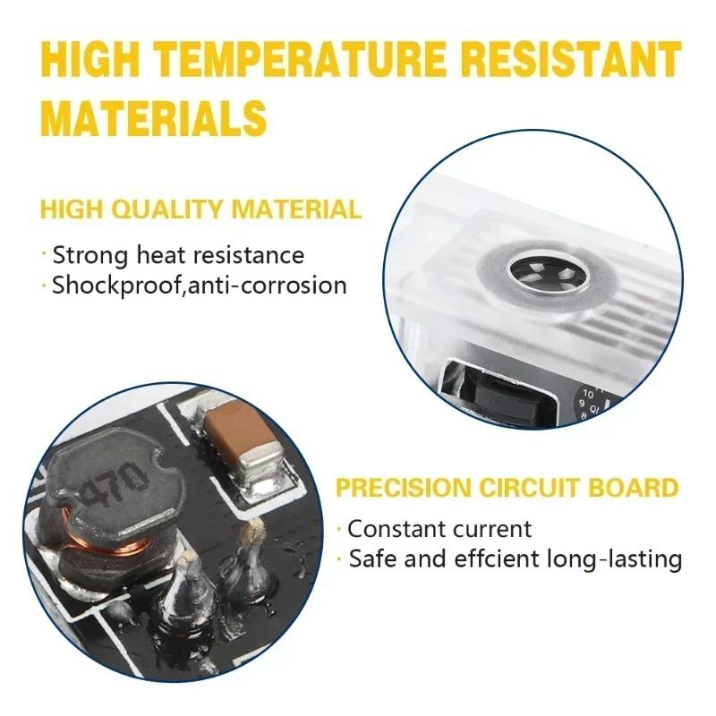 2pcs Car LED Door Projector Welcome Lamp Is Suitable For BMW 1 Series, 3 Series and 8 Series F40 G20 G21 X7 G07 Z4 G29 Lighting.