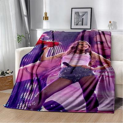 OU Olivia Rodrigo SOUR GUTS Couverture Douce en Flanelle 3D pour Lits Chambre Canapé, Couverture Jetée pour Couvrir Cadeau Bureau Pique-nique