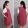 Oil-Proof Kitchen Aprons Breathable Vest apron Work Clothes Striped Sleeveless Aprons  Women's