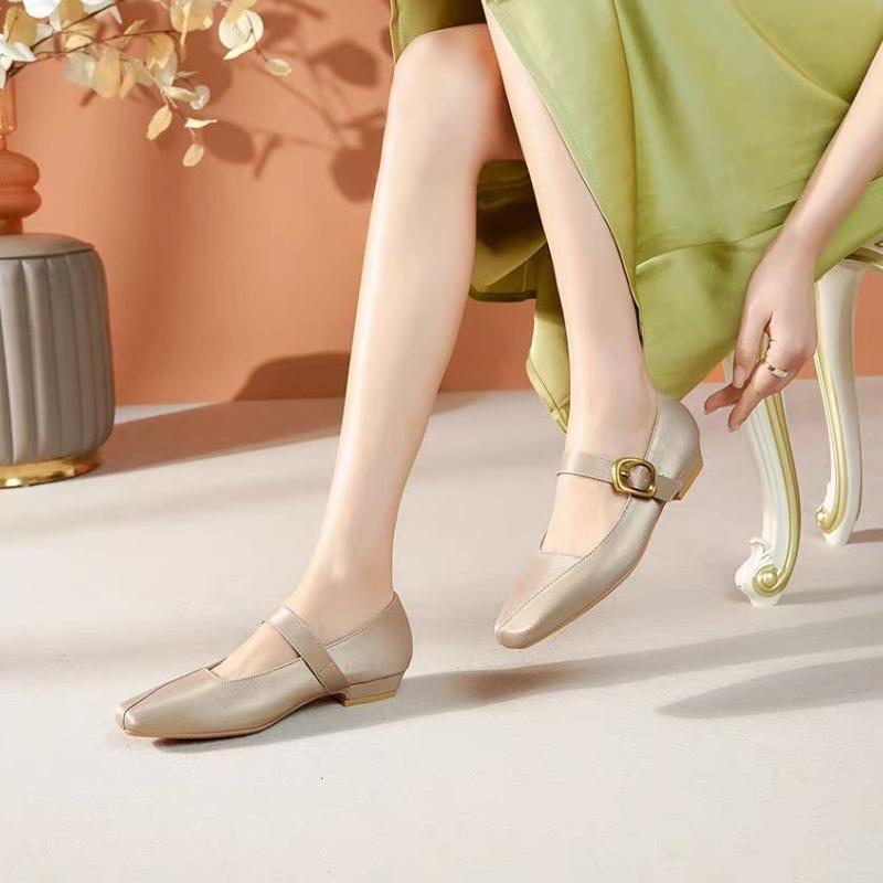 Mote 2025 Vår Nye Damesko Damer Flate Mote Vintage Britisk Stil Lær Oxford Loafers Komfortable Casual Grunne Flats Sko