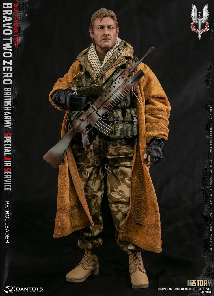 DAMTOYS Action Figure Male Movie Character SAS Body Head Set Action Figure 78098 [Tbmodel] 1/6