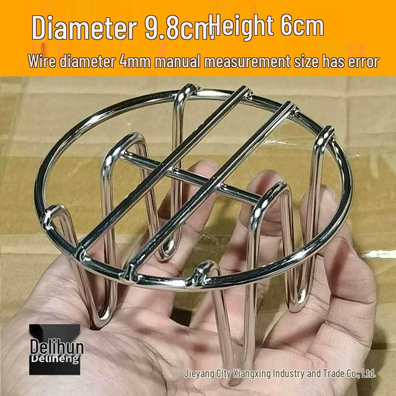 Stainless Steel Mini Steaming Rack & Heat Insulation Pad for Electric Pots