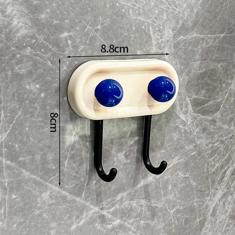 Adhesive Wall Hook Dopamine Adhesive Hooks Durable Simple Stable Wall Hook Bathroom Storage Accessories Room Door Coat Hooks