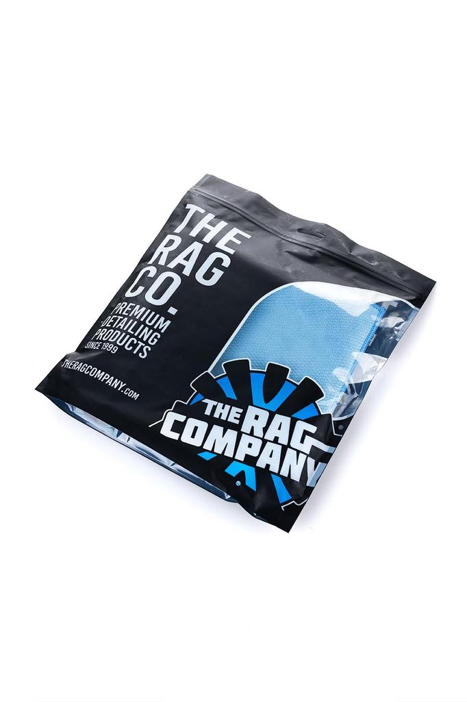 The Rag Company Diamond Weave Glass Window for Car Washes and Detailing & Towels, 6-Count, Blue,