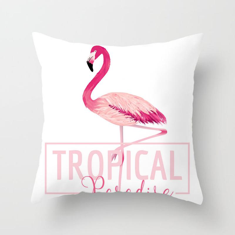 Ins Nordic Unicorn Flamingo Pillowcase Office Home Fabric Pillowcase