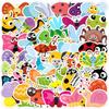 50 Cartoon Insect Stickers: Waterproof Doodle Decals for Water Bottles, Computers & Phones