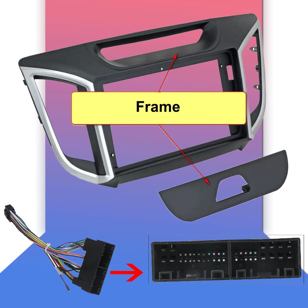 Autorádio Android Auto Carplay Pro Hyundai Creta 2016-2021 Multimediální Přehrávač Hlavní Jednotka Stereo GPS Navigace BT WIFI 1+16GB