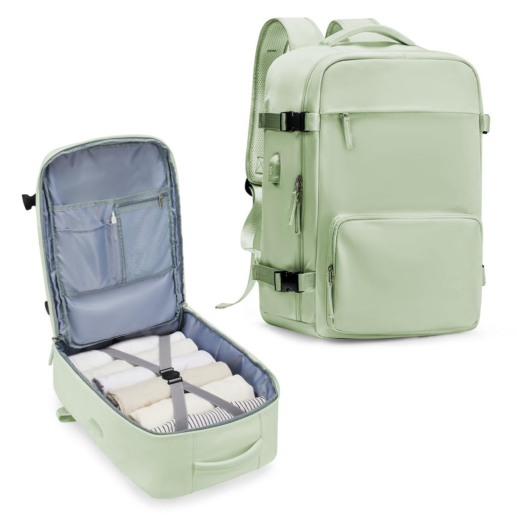Reiserucksack, wasserdichter Handgepäck-Rucksack, Laptop-Rucksack für Damen und Herren, geeignet zum Studieren, Reisen oder Arbeiten