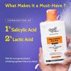 Chemist At Play 1% Salicylsäure Peeling Körperwäsche 473ml Sanftes Duschgel für Männer & Frauen